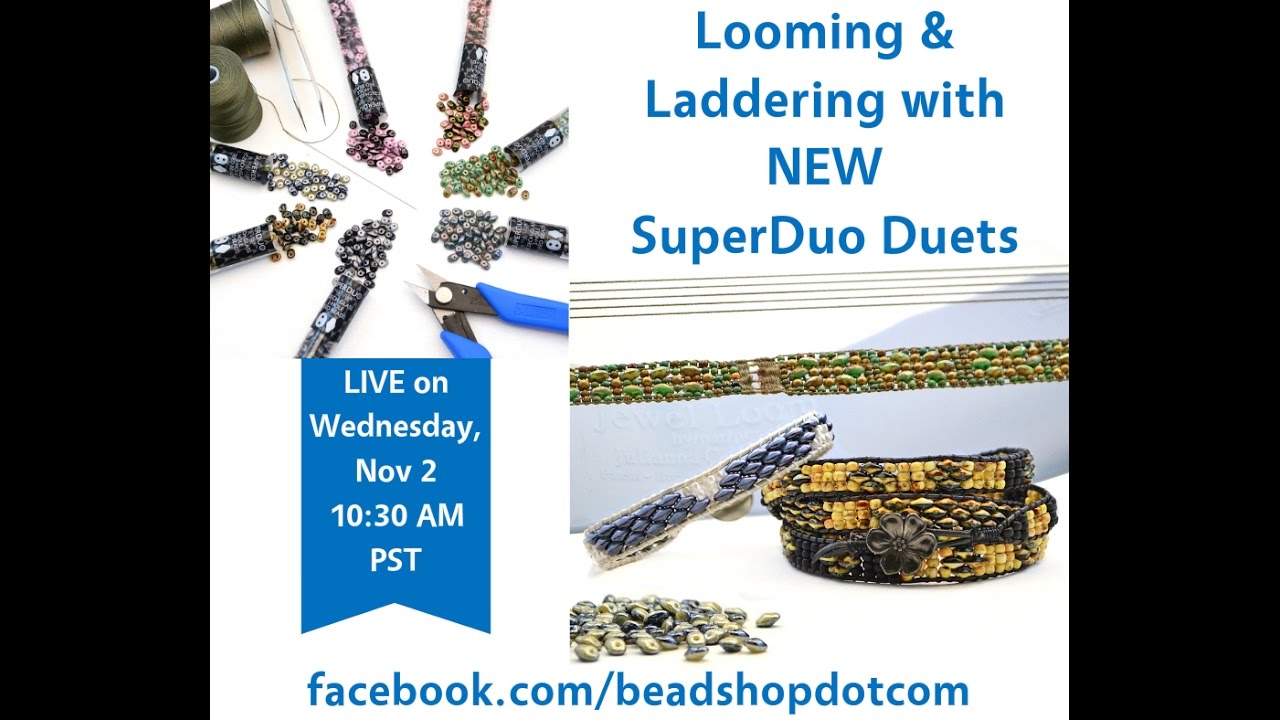 Facebook LIVE Looming and Laddering with SuperDuos 11/2/16