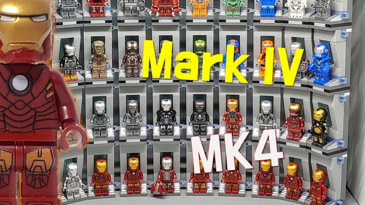 Genuine Lego Parts! Iron Man MK4 / Mark IV Minifigure