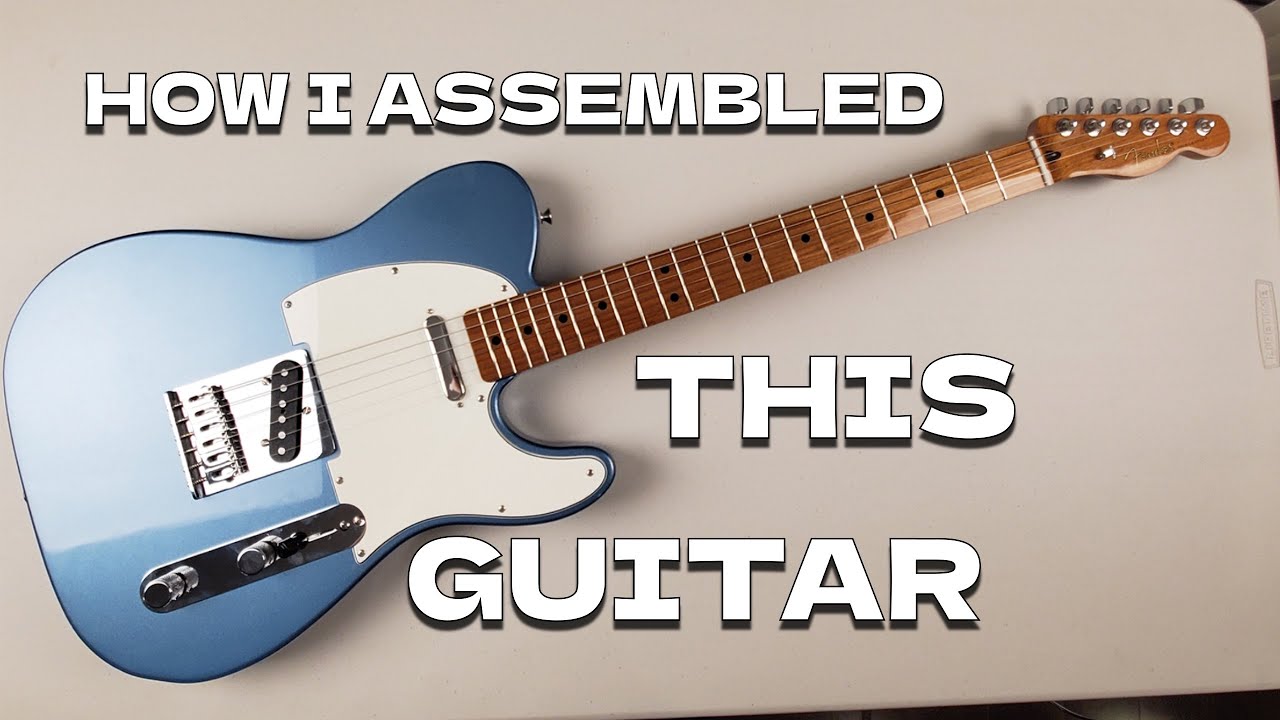 Building a Custom Fender Telecaster with Roasted Maple Neck - From Start to Finish!