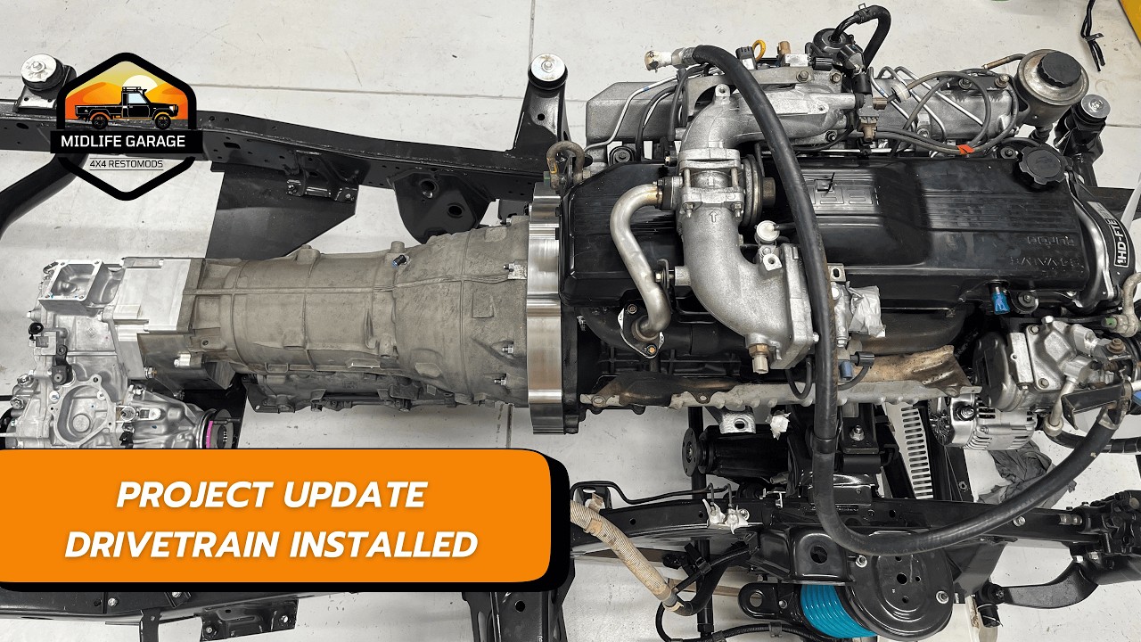 1HDFTE-8HP70 Project Update Plus Drivetrain Installed