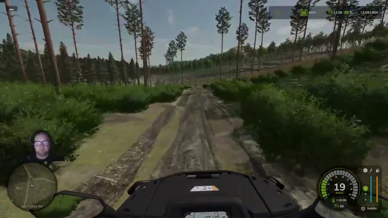 Fs25 atv tur på kartan ramna 4x jag pratar om olika ideer till kanalen