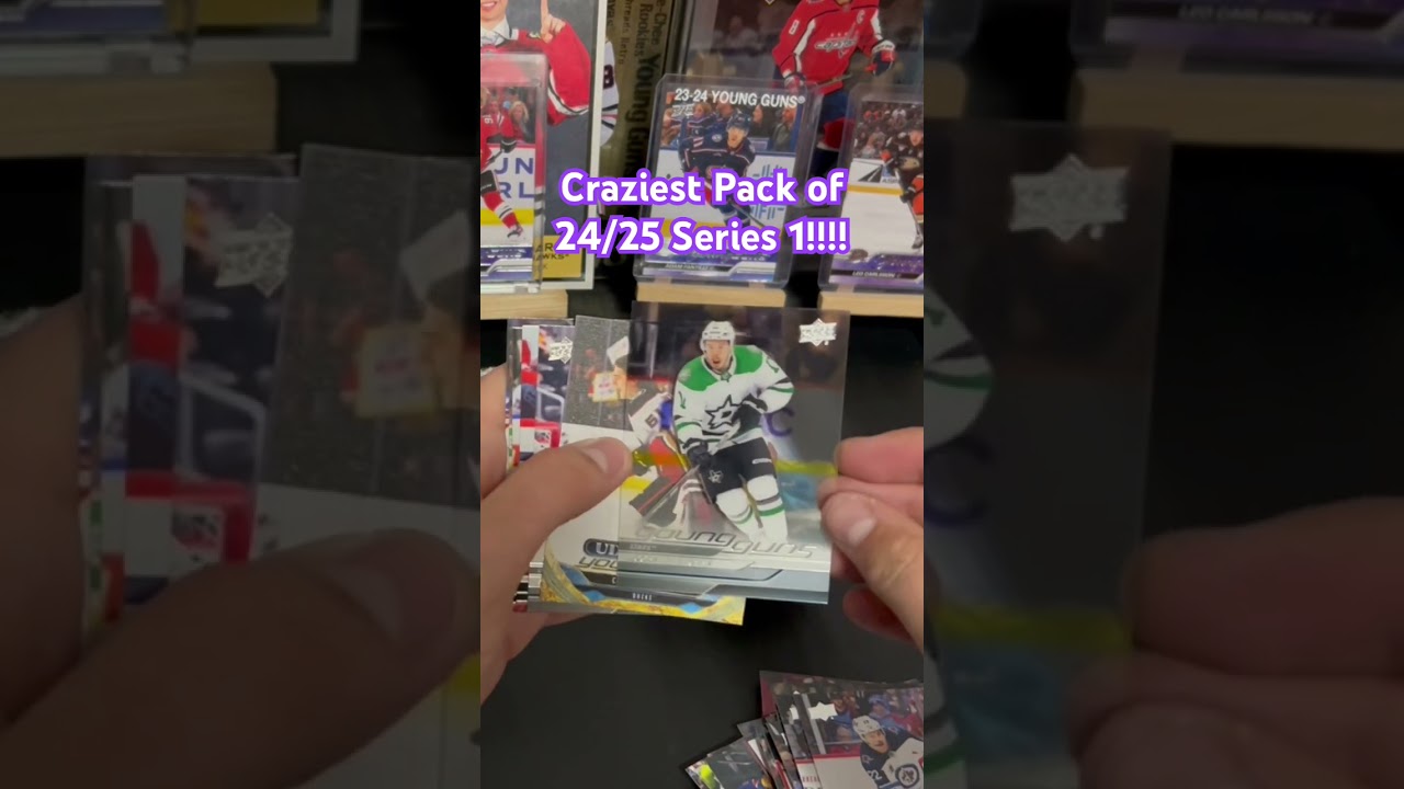 Удачно собрали коробку и полный набор карт Upper Deck Series 1 2024/2025 года!