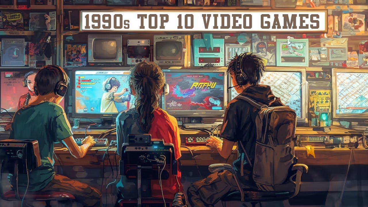 Top 10 Video Games by year 1990 - 1999