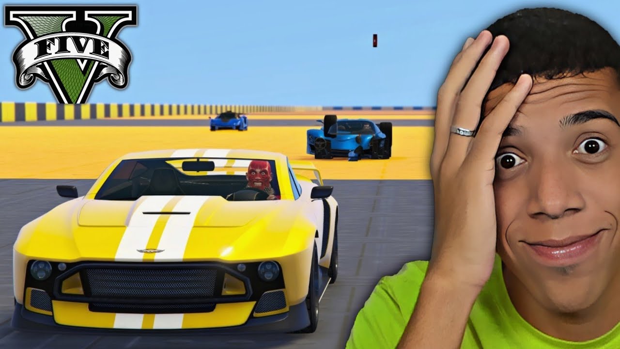 RD ENSINANDO COMO PERDER UMA CORRIDA VAI e VOLTA NA MEGA RAMPA NO GTA 5  KKK