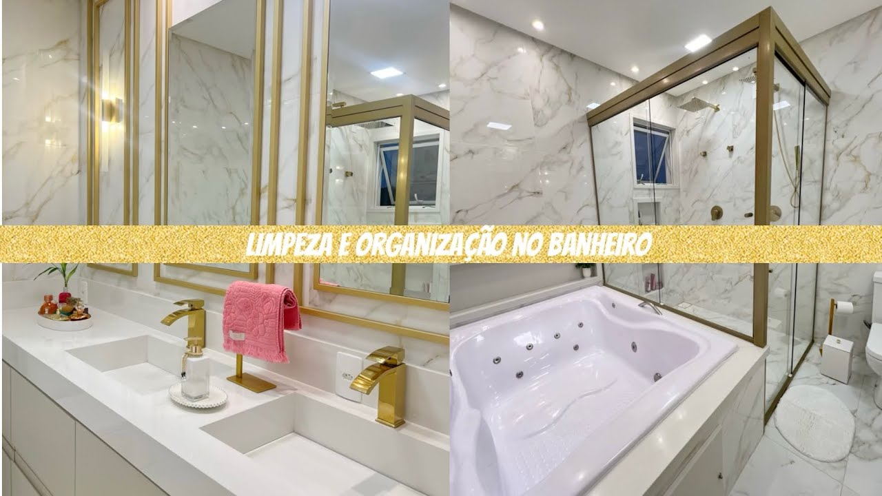 Banheiro Impecável: Tour pelo armário e rotina de limpeza