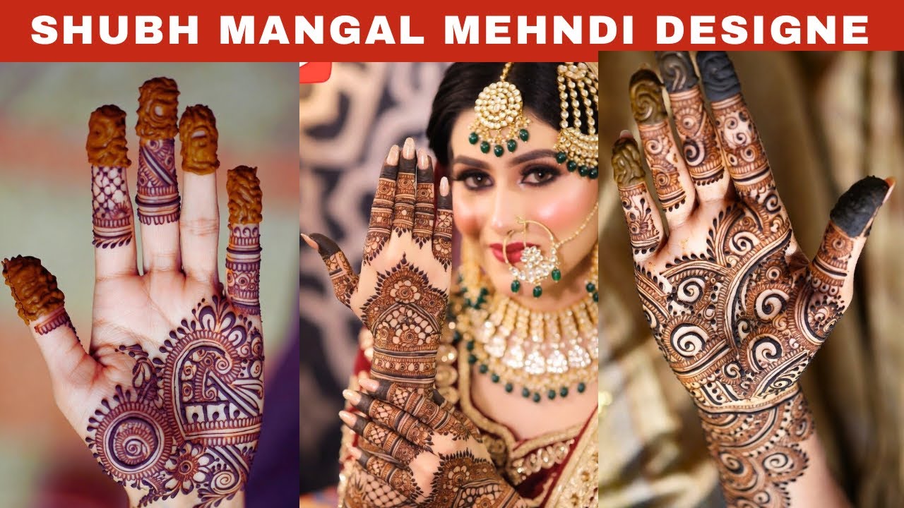 Shubh Mangal Mehndi Designs Latest Pack 151 | Full Hand Henna Mehandi |