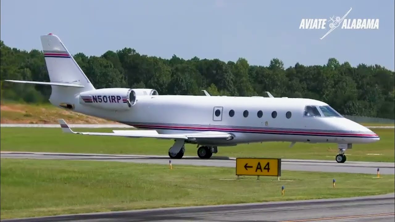 Roger Penske & Rick Hendrick Private Jets Arriving in Atlanta