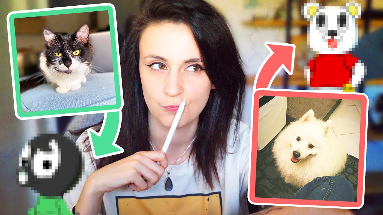 JE DESSINE MES ANIMAUX en personnages d'Animal Crossing