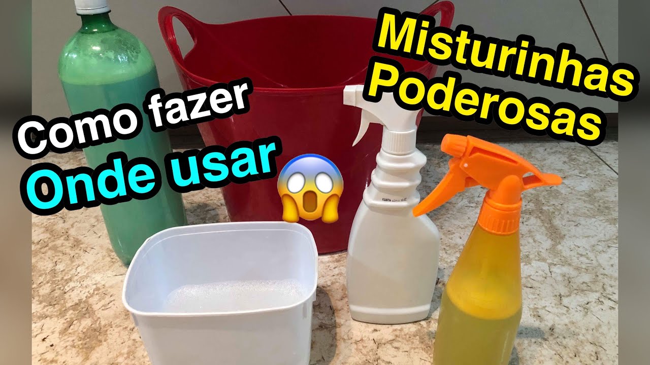 🔥5 MISTURINHAS CASEIRA PODEROSAS PARA LIMPEZA #COMOFAZERONDEUSAR #PARTE2