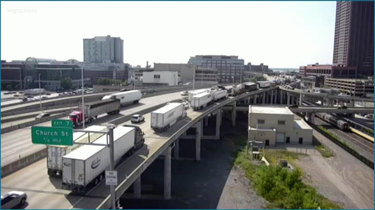 Traffic backups at the U.S. - Canada border