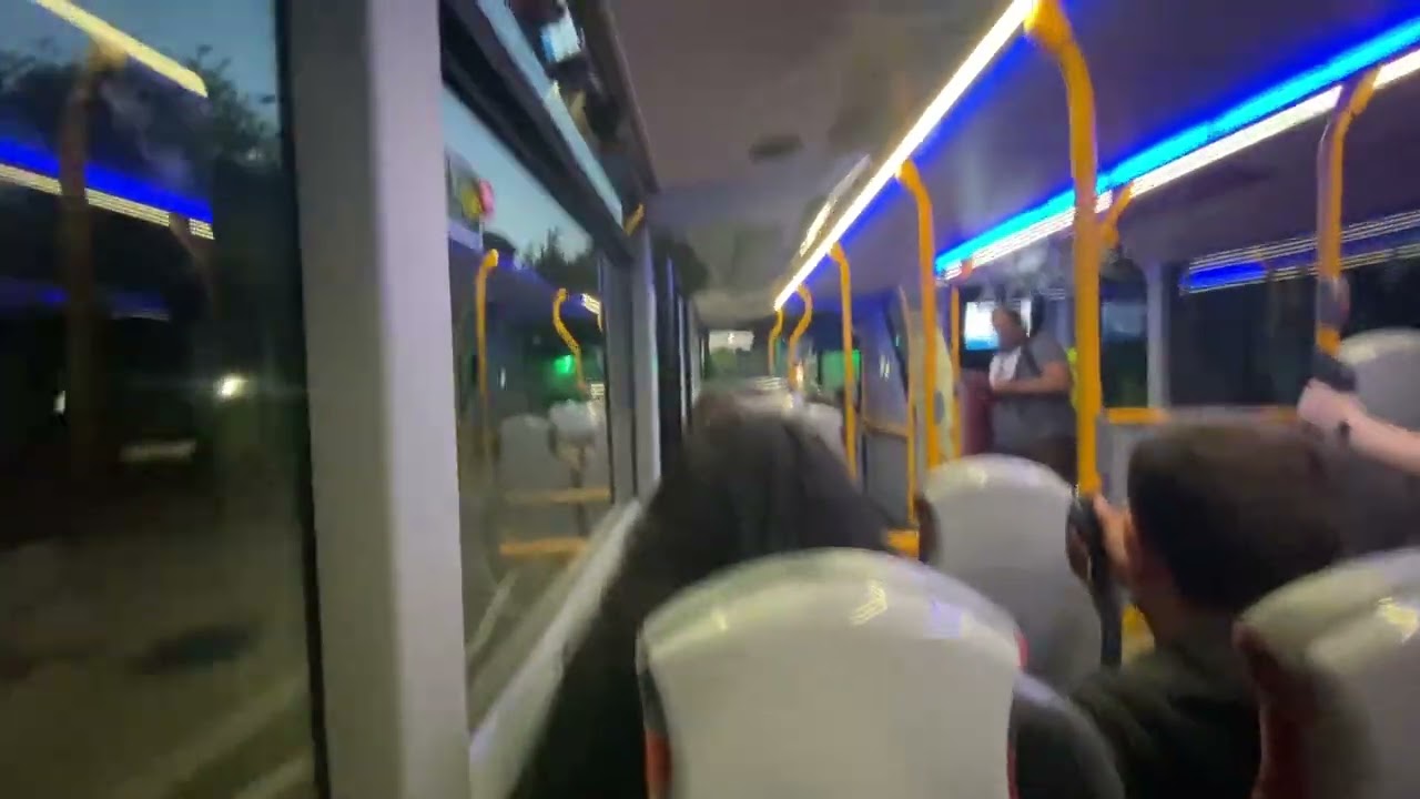 First night viusal! Route 58-Walthamstow,South Grove-Stagecoach Volvo BZL|The Bus Enthusiast 