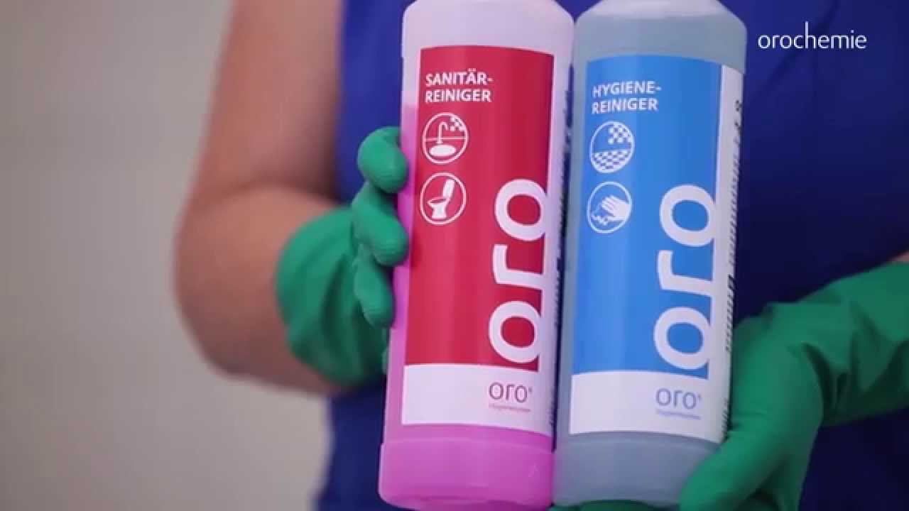 Die Reinigung von Sanitärräumen