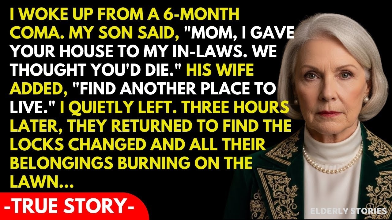 While In A Coma, Son Gave My House To In Laws  I Thought You'd Die  Then I Woke Up