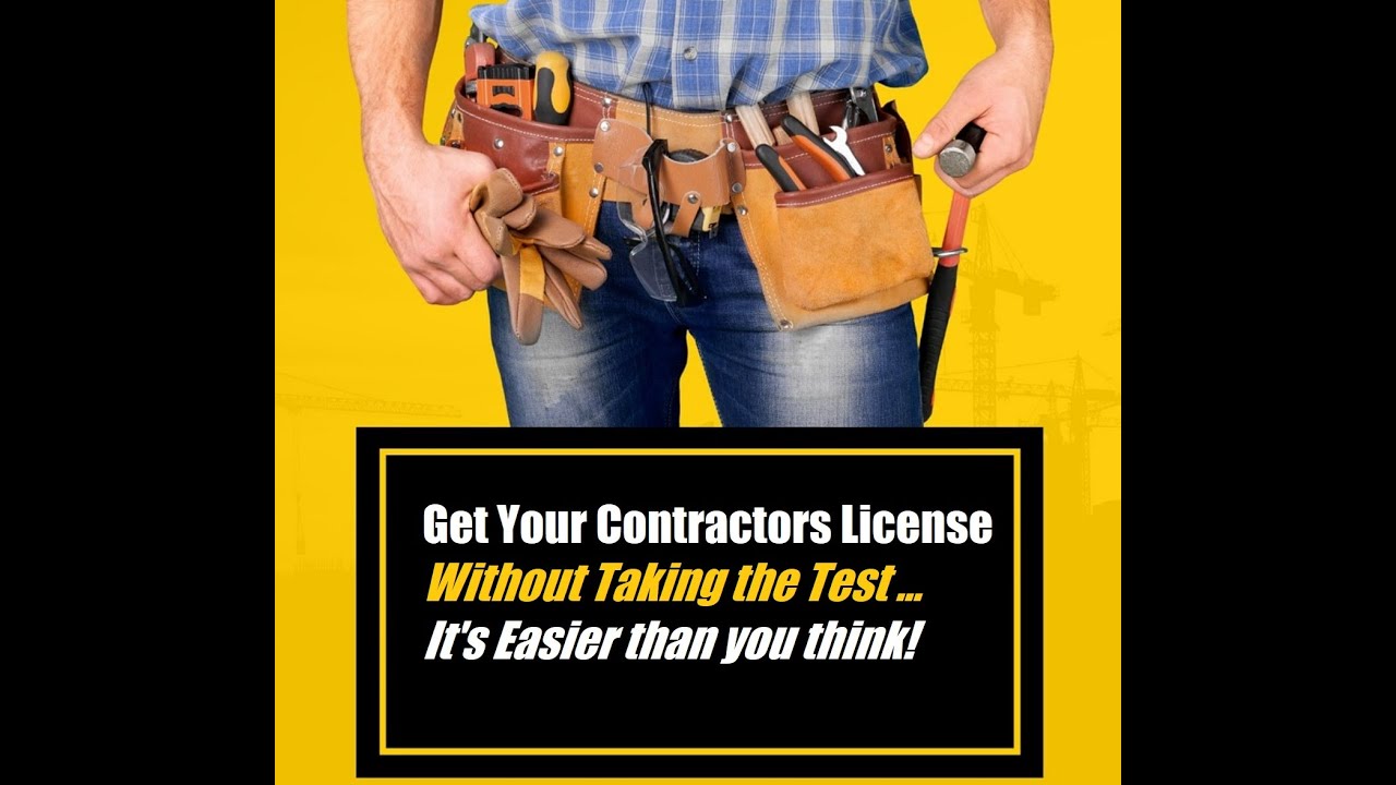 Get Your California Contractor’s License Without Taking a Test! Call 530.320.3617