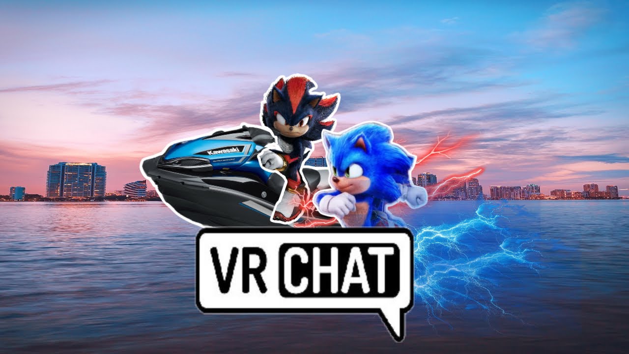 Movie Sonic Vs Movie Shadow racing compete