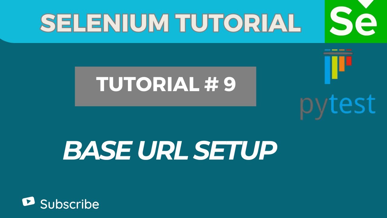 Centralize Base URL in Pytest | Pytest Config, conftest.py & Best Practices
