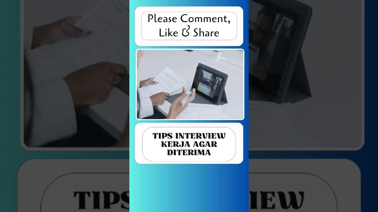 Tips interview kerja #tipsinterview #tipskerja #infolowongan #infokerja #karyawan #interviewkerja
