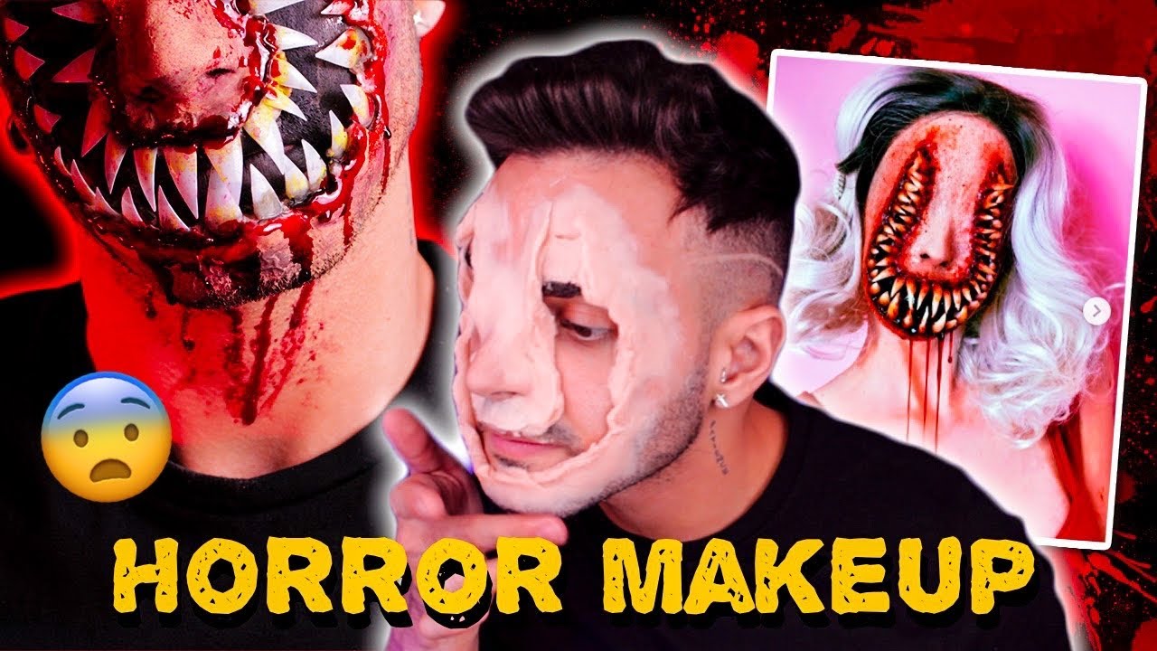 RECRIEI A MAKE DE TERROR DA GRINGA 😨| Victor Nogueira