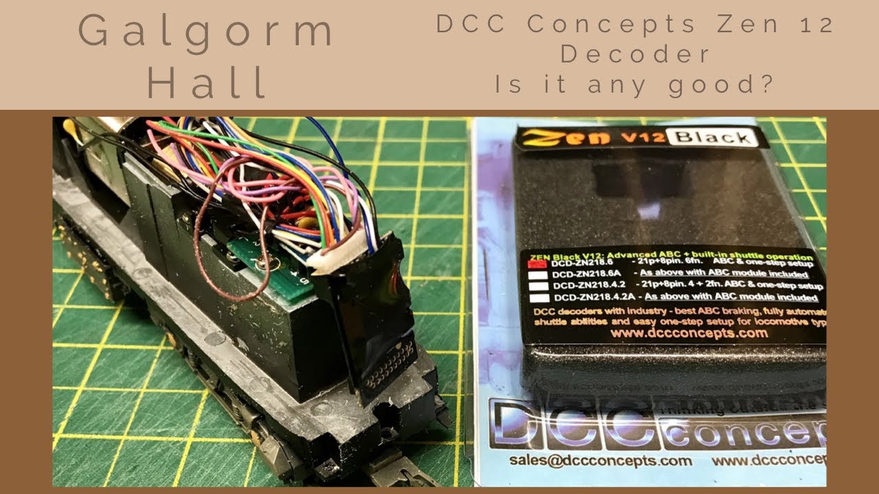 Building A OO Gauge Model Railway: DCC Concepts Zen 12 Decoder - Is It Any Good?