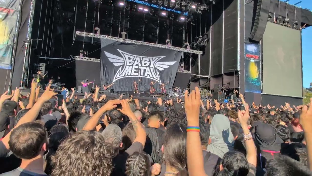 Baby Metal - Road of Resistance Live @ Knotfest - Argentina - 26/10/24