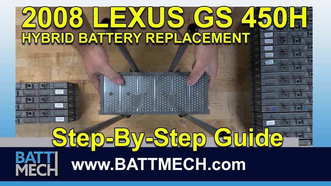 How to Replace/Repair/Fix a 2008 Lexus GS 450H Hybrid Battery Module Cell: Step-by-Step Instructions