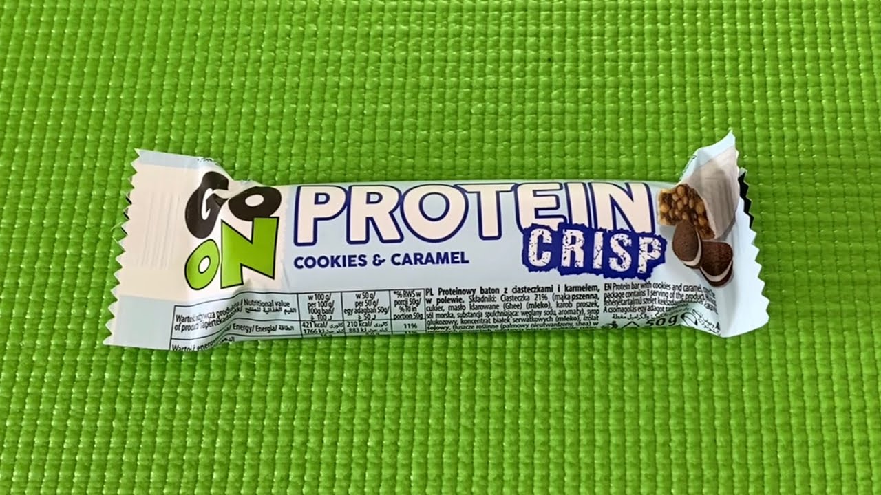Protein Crisp Go On Cookies & Caramel Unboxing / Protein /  Satisfying ASMR Video #protein