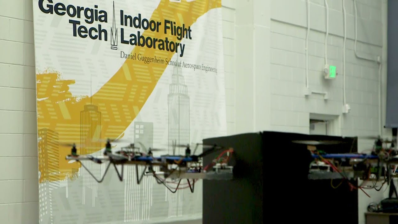 Small drones work together to lift and deliver packages