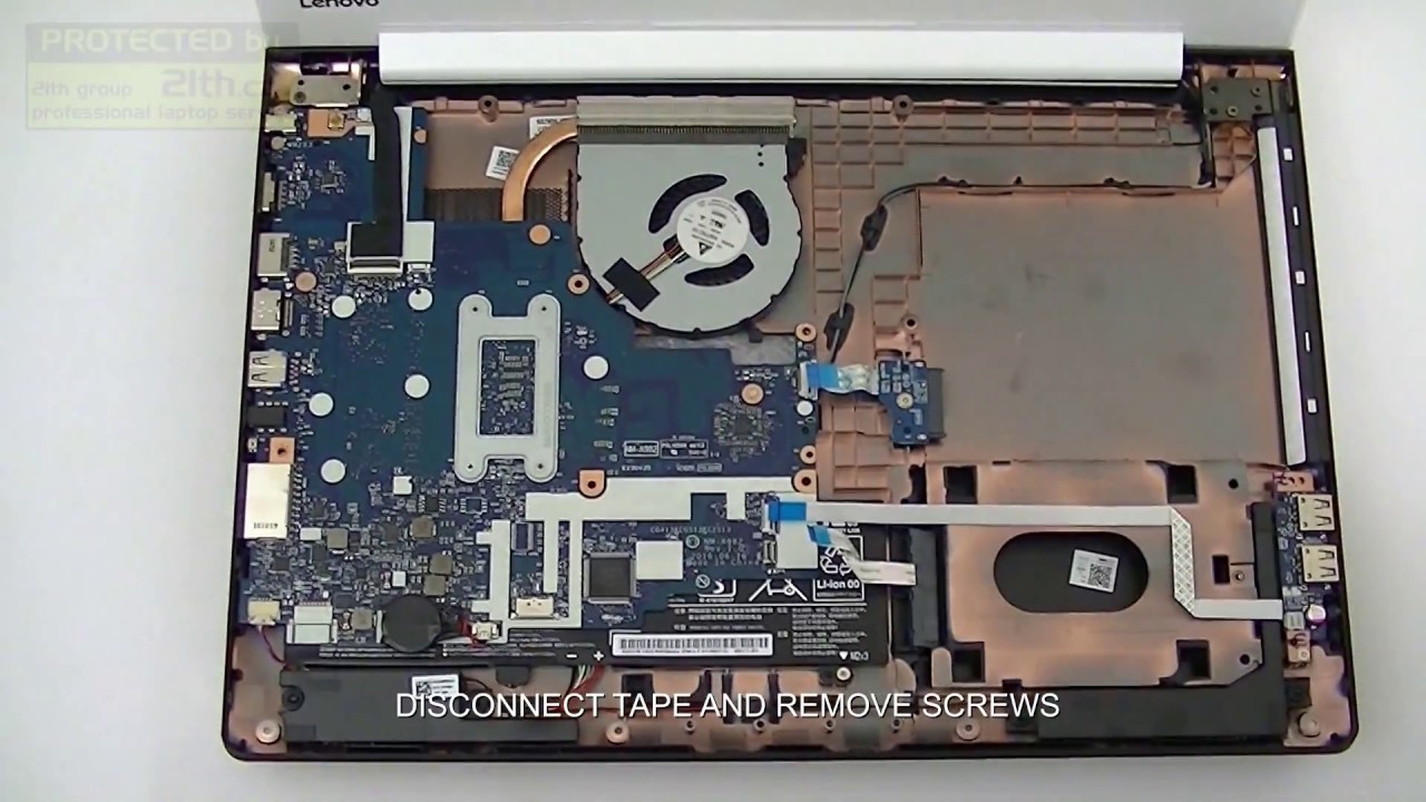 LENOVO 310 - как разблокировать LENOVO 310 15 вентилятор, аккумулятор, разъем постоянного тока