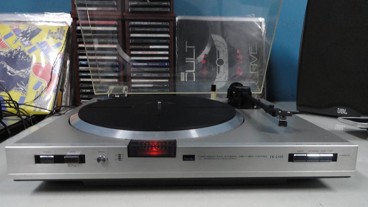 O Rei do Som - Toca Discos Sansui FR-D40