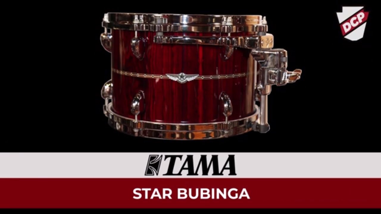 Tama Star Bubinga 5pc Drum Set Dark Red Cordia
