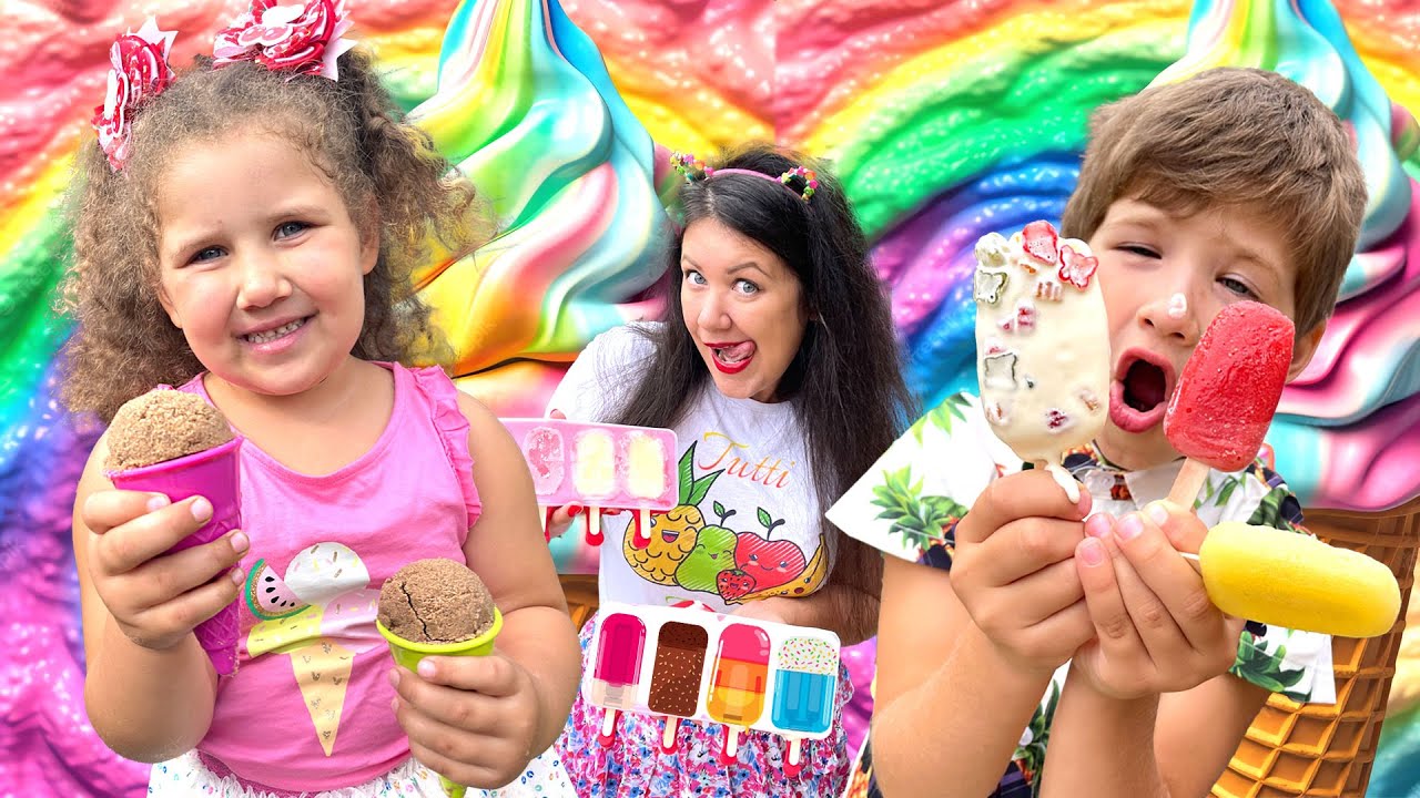 Let's make Tutti Frutti Ice Cream 🍦 Ice Cream Song by Tutti Frutti Kids | Simple kids songs & recipe