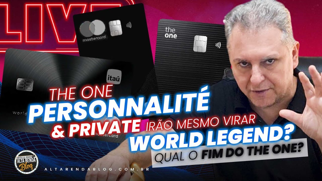 💳LIVE: ITAÚ THE ONE MASTERCARD BLACK! SERÁ QUE IRÁ VIRAR UM WORLD LEGEND? VAMOS ANALISAR HOJE LIVE
