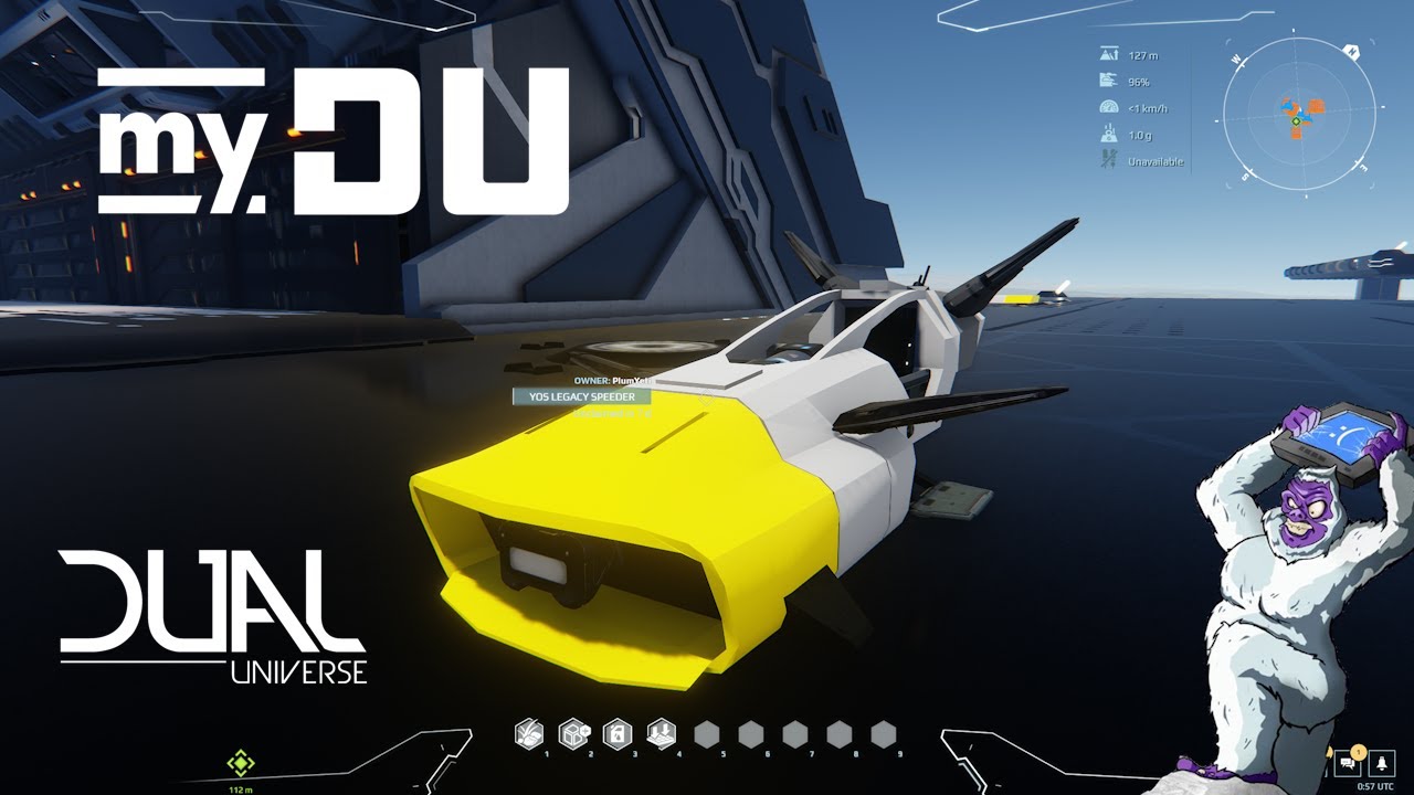 Adjustments to the starting Ship and visiting the Market - My Dual Universe Private Server Ep3