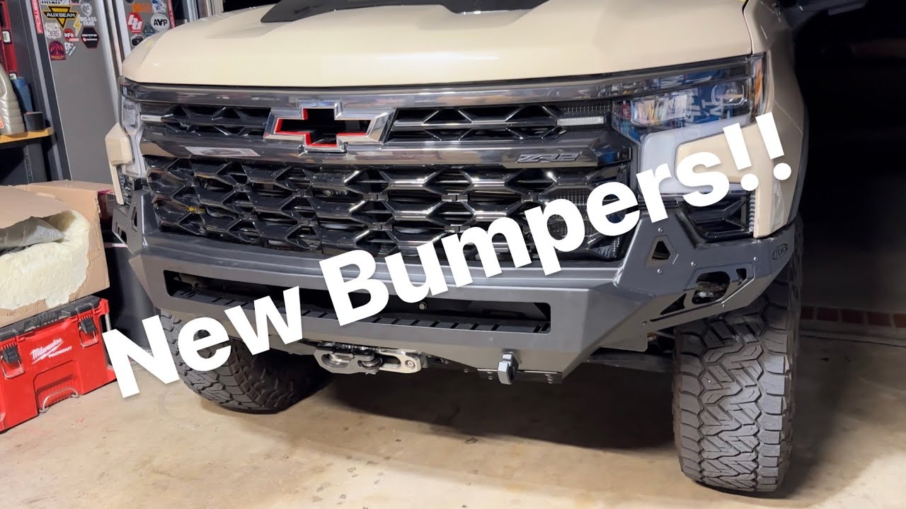New ADD front and rear bumpers for the 2022+ Silverado 1500 ZR2!! Plus we are mounting a winch!
