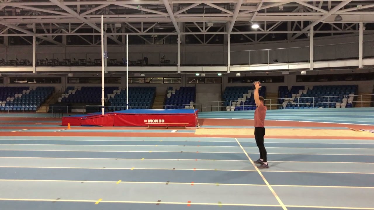 Med Ball Throw Between Legs 