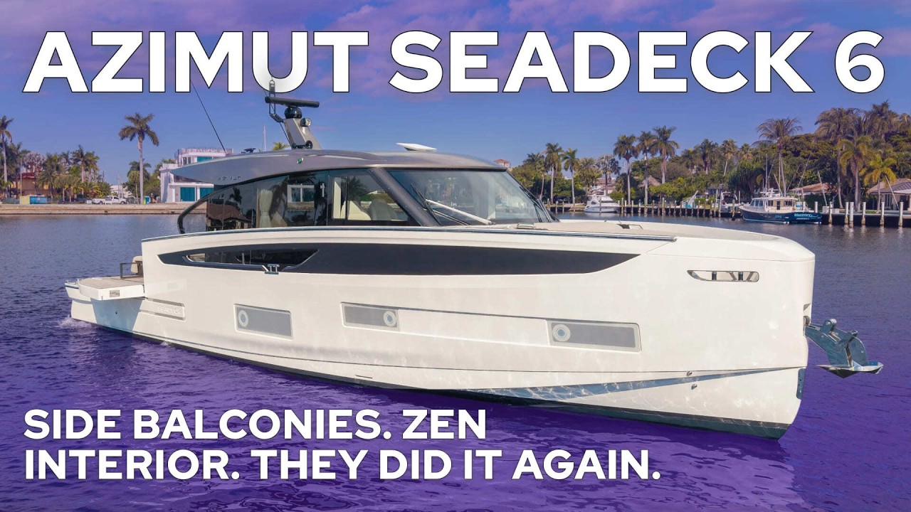 НОВЫЙ СПОСОБ СБЕЖАТЬ С СУДЫ? AZIMUT SEADECK 6 — ЯХТ-ТУР