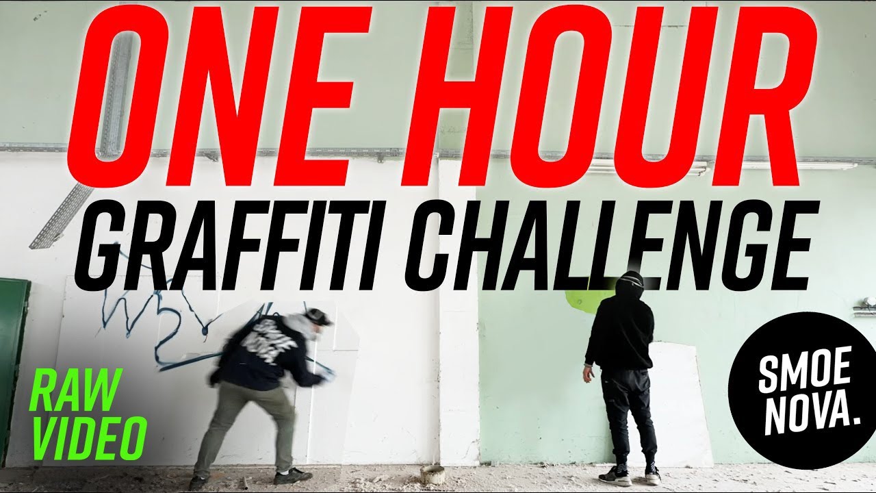 1 HOUR GRAFFITI CHALLENGE! w. @NickMoody  | Samer | Mr Sce | Smoe