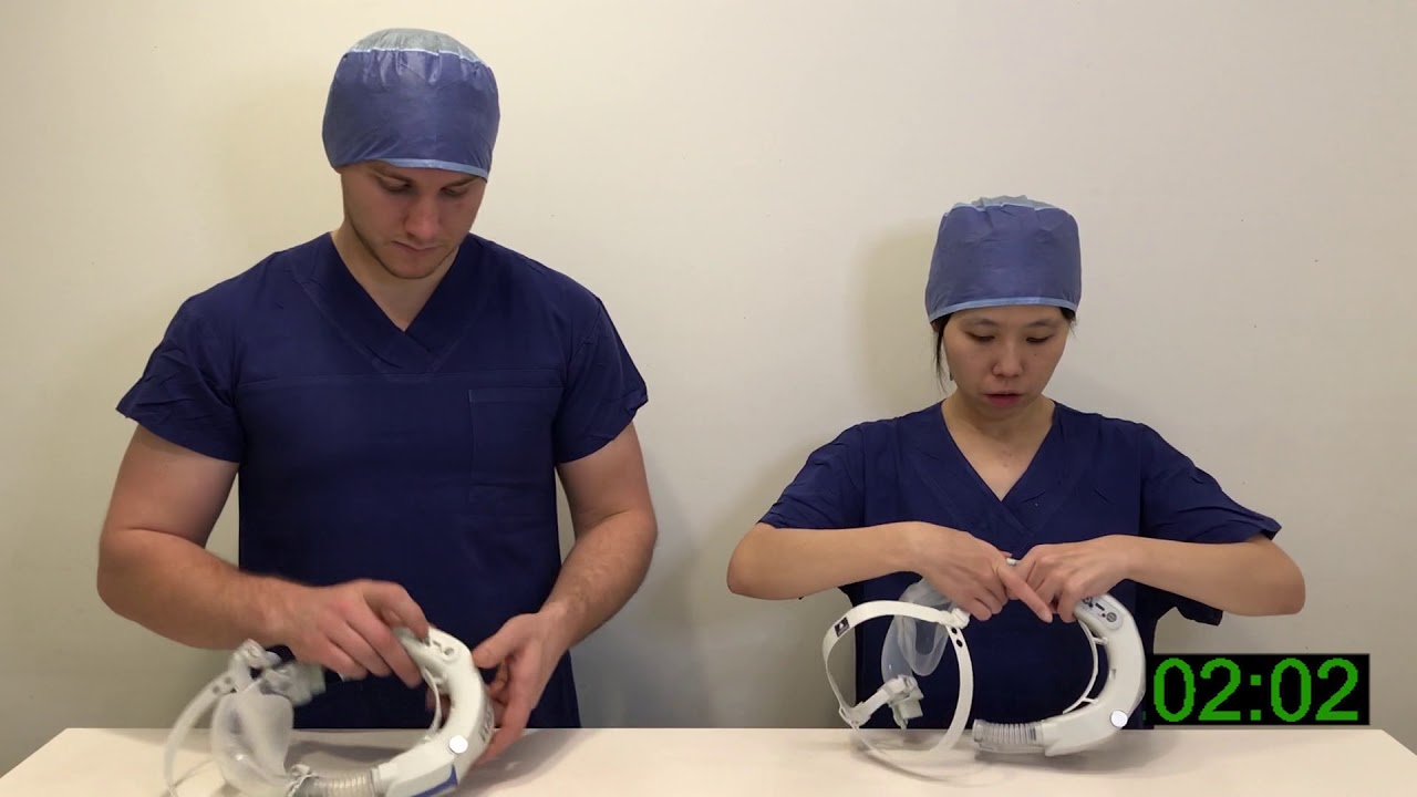 Donning the CleanSpace Respirators &ndash; easy and fast
