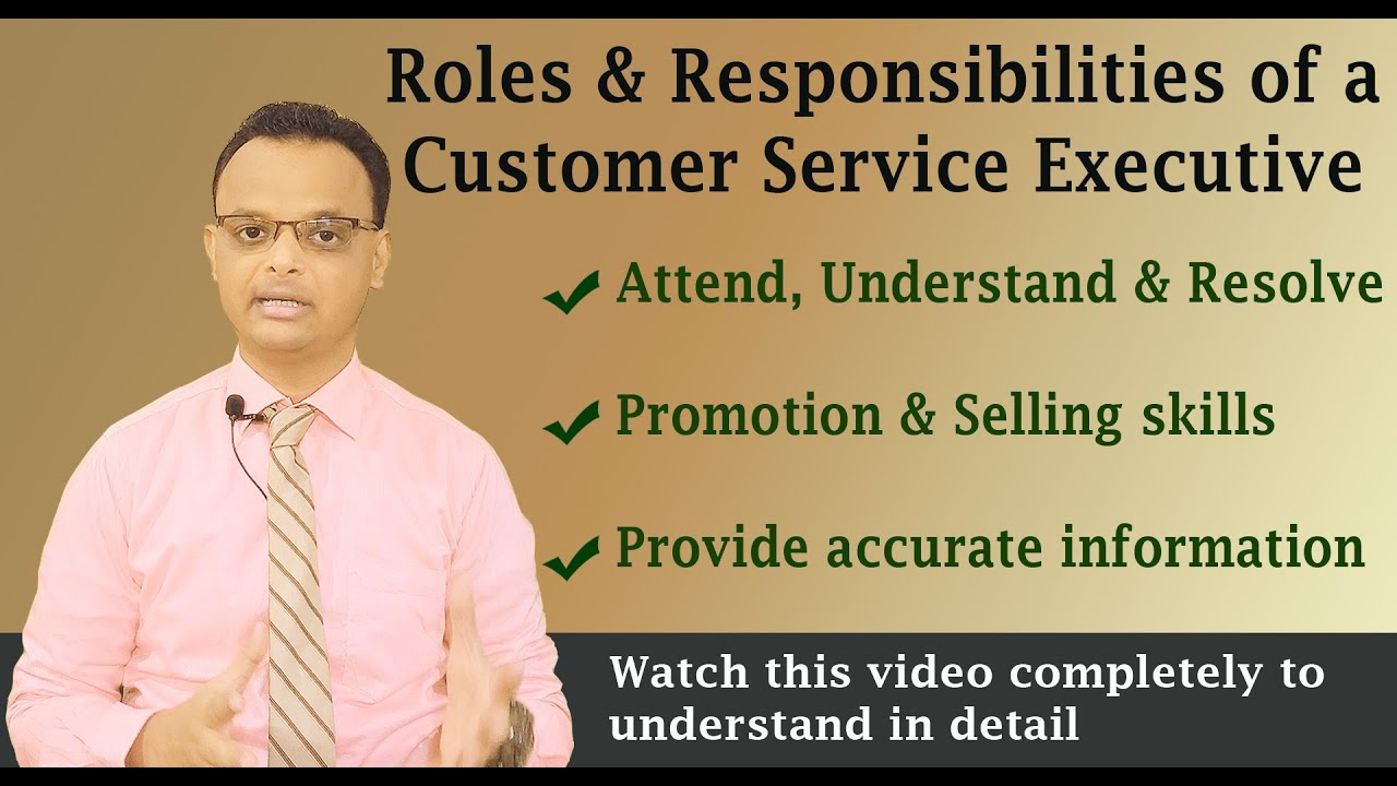 Roles & Responsibilities of a Customer Service Executive | Telecaller | Technical Support Executive