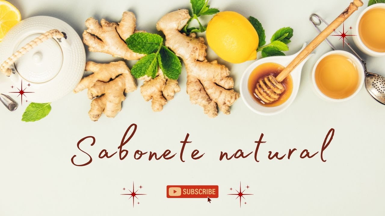 Como Fazer Sabonete Natural de Gengibre, Mel, Limão e Dolomita: Hidrate e Revitalize Sua Pele! 🍯🍋🌿