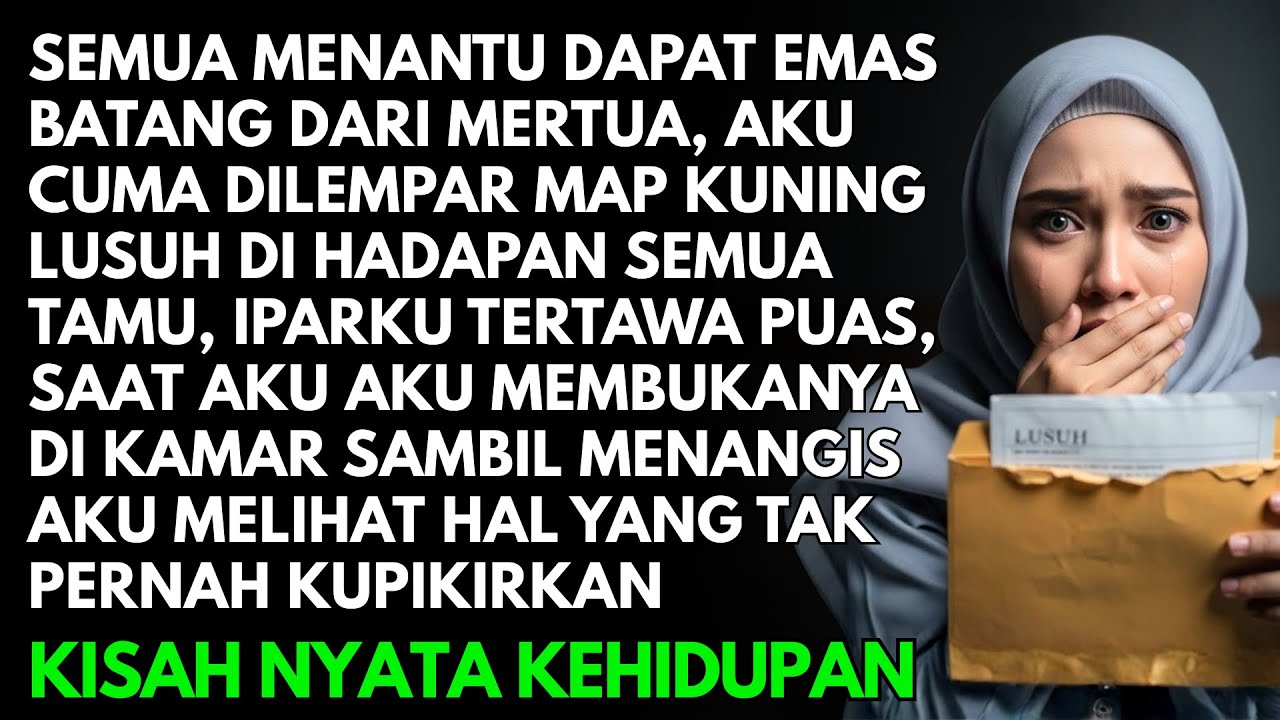 MERTUA LEMPAR MAP KUNING LUSUH SEBAGAI KADO DI DALAMNYA, AKU SYOK SAAT KU IKLASH MENERIMA