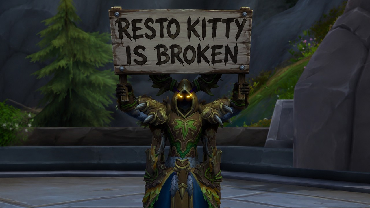 RESTO KITTY IS BROKEN 160K CRITS - Resto druid pvp midnight