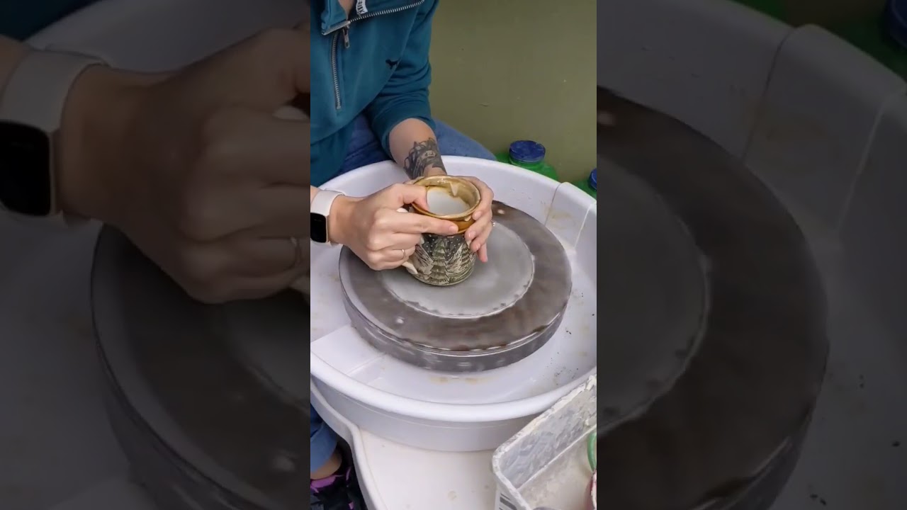 Smoothing Mug Bottoms | Using Diamond Core Tools