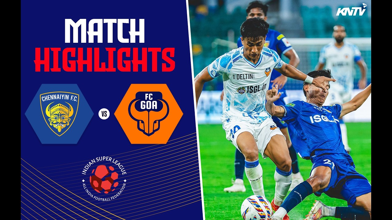 Основные моменты ISL 2025&ndash;26 | Основные моменты матча &laquo;Ченнайин&raquo; &mdash; &laquo;Гоа&raquo; | Ирфан Явад и Сандеш Дж...