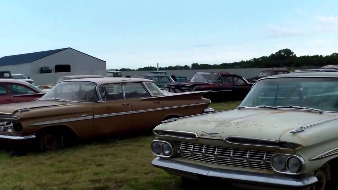 Lambrecht Chevrolet Auction Second Video Pierce Nebraska Rare Barn Finds New!