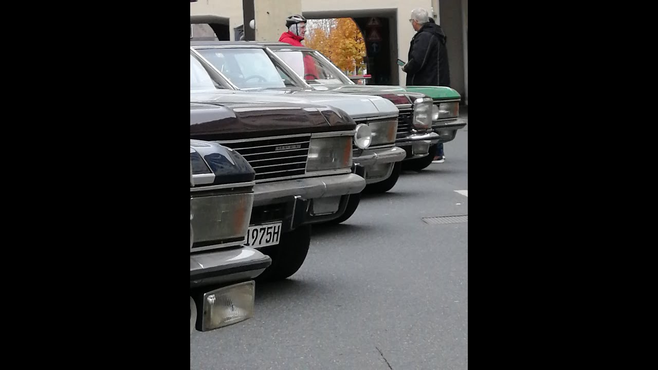 KAD-Opel Admiral mit  50  auf Besuch in Rüsselsheim mit Freunden