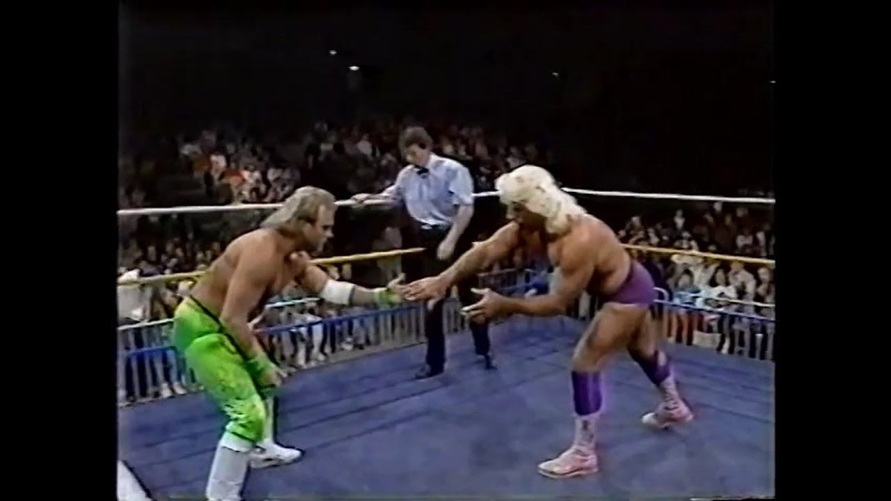 Championship   Ric Flair vs Eddie Gilbert   Worldwide Jan 6th, 1990