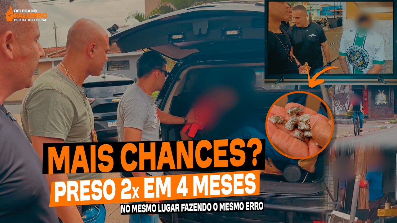 PR3SO REINCIDENTE - ELE CAIU NO MESMO ERRO...