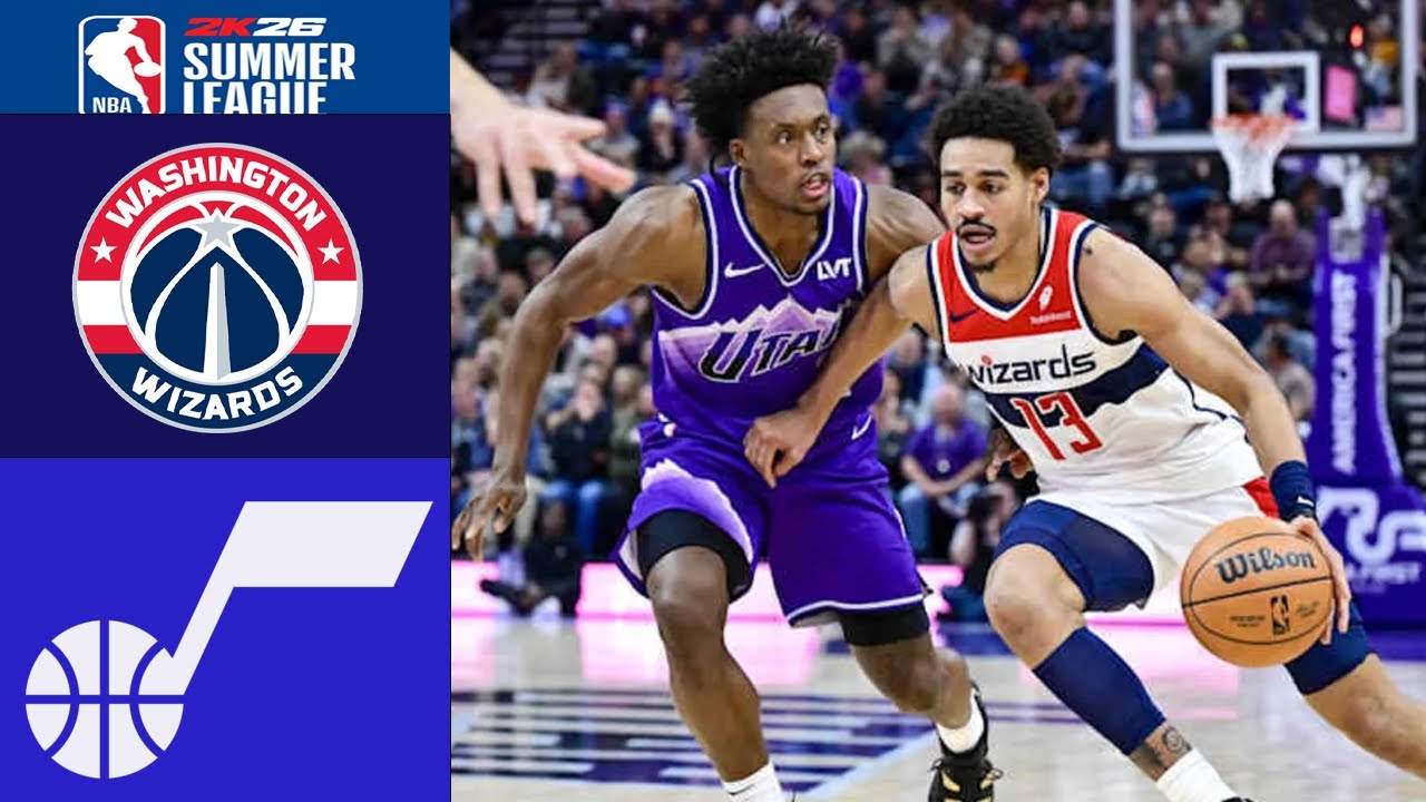 Washington Wizards vs Utah Jazz  Full Game Jul 16 2025 NBA 2K26 Summer League