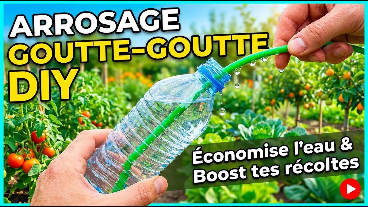 Ce système d’arrosage avec une simple bouteille peut sauver ta culture